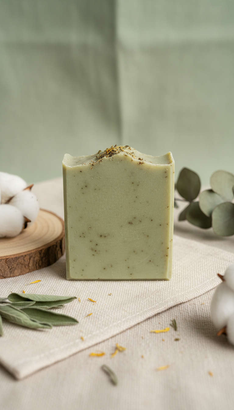 Botanical Soap with Calendula Petals